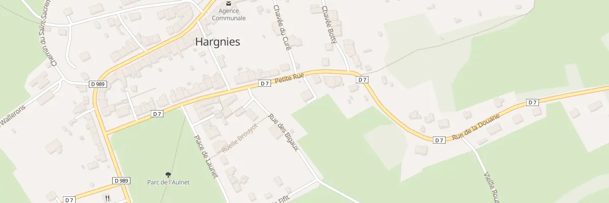 Plan du 6 Ptr Petite Rue à Hargnies