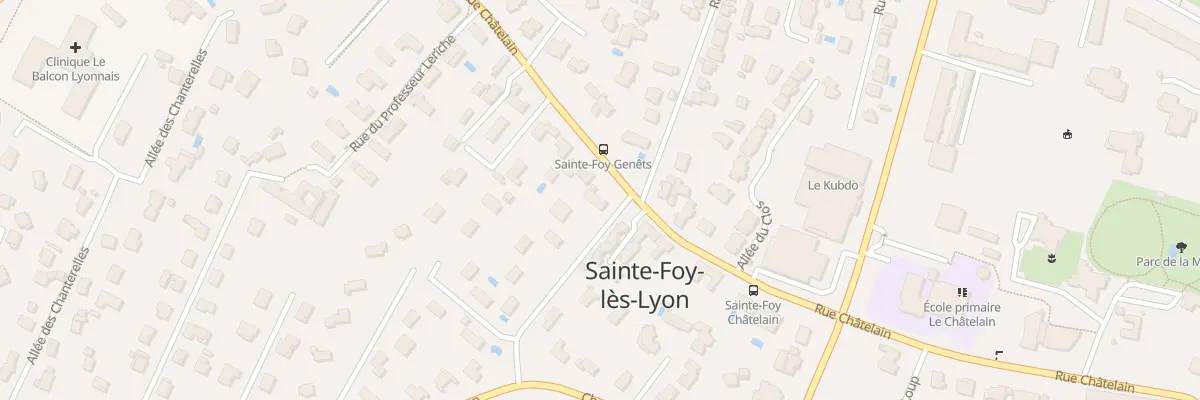 Plan du 69 Rue Chatelain à Sainte-Foy-lès-Lyon