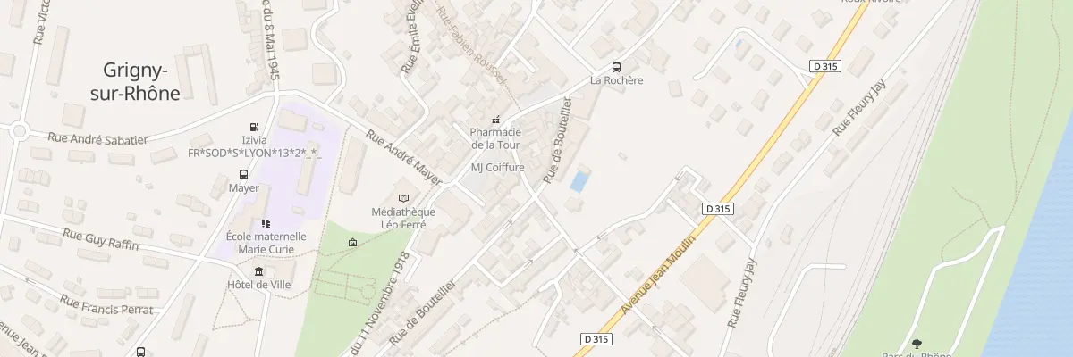 Plan du 12 Rue de Bouteiller à Grigny-sur-Rhône