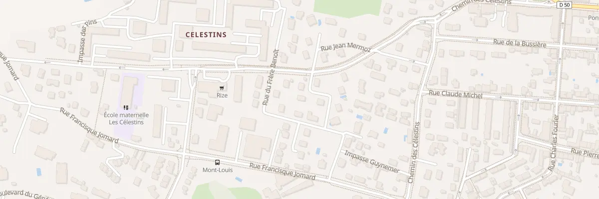 Plan du 16 Rue Jean Mermoz à Oullins-Pierre-Bénite