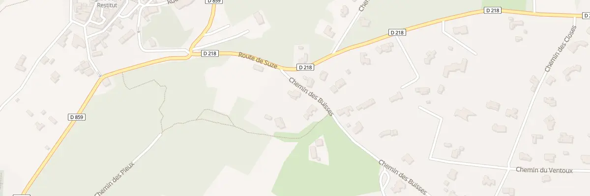 Plan du 5462 Les Pieux à Saint-Restitut