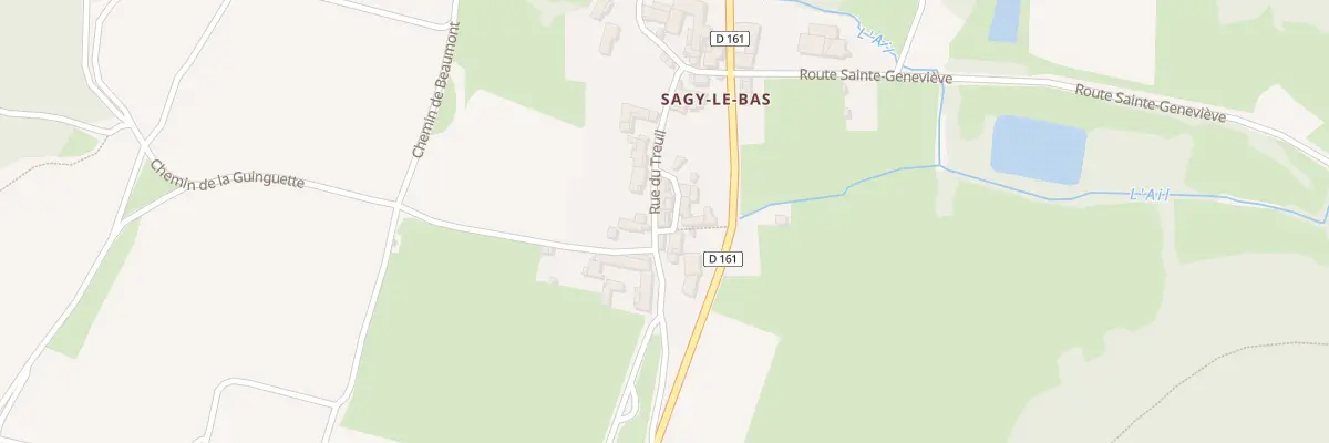 Plan du 5134F Sagy Le Bas à Cruzille