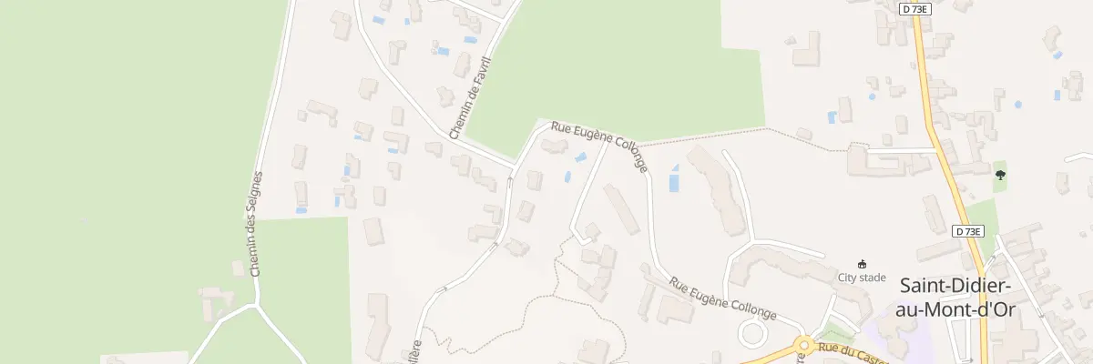 Plan du 9001 Che du Pinet à la Molière à Saint-Didier-au-Mont-d’Or