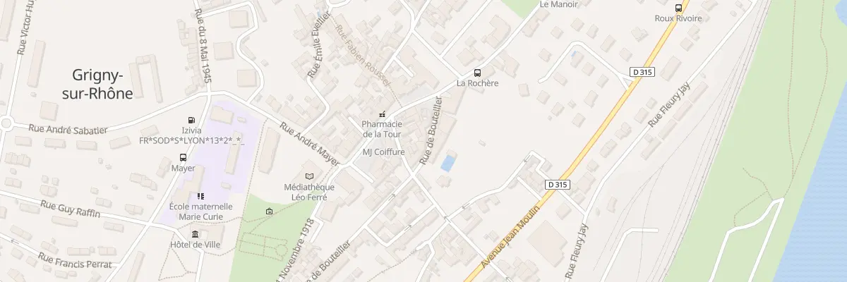 Plan du 6 Rue de Bouteiller à Grigny-sur-Rhône