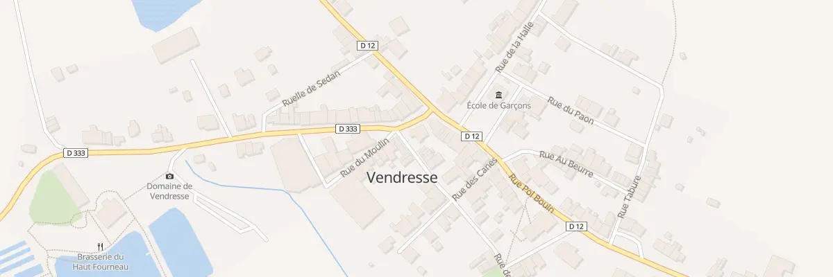 Plan du 1 Rue du Haut Fourneau à Vendresse