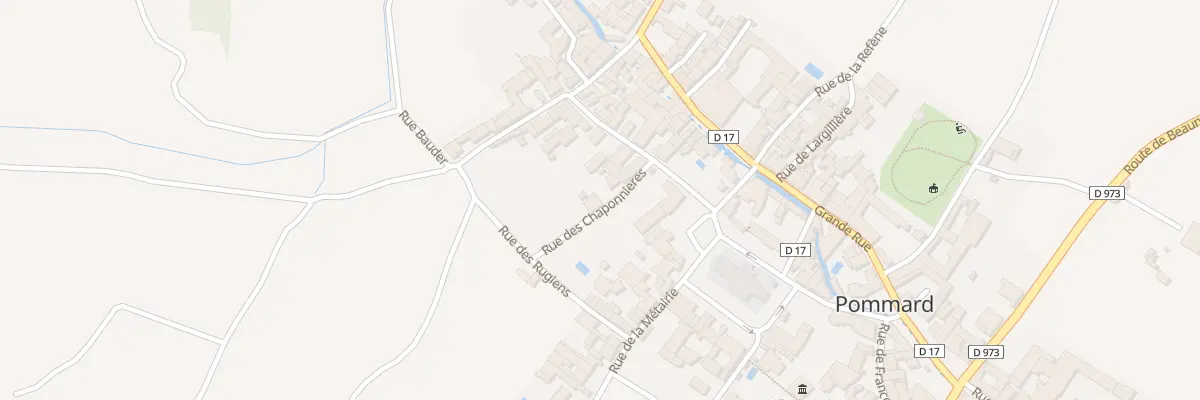 Plan du 5165 Rue des Chaponnières à Pommard