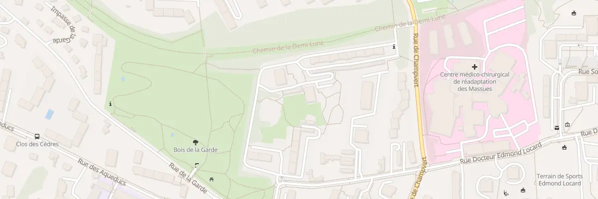Plan du 126 Rue Docteur Edmond Locard à Lyon 5e Arrondissement