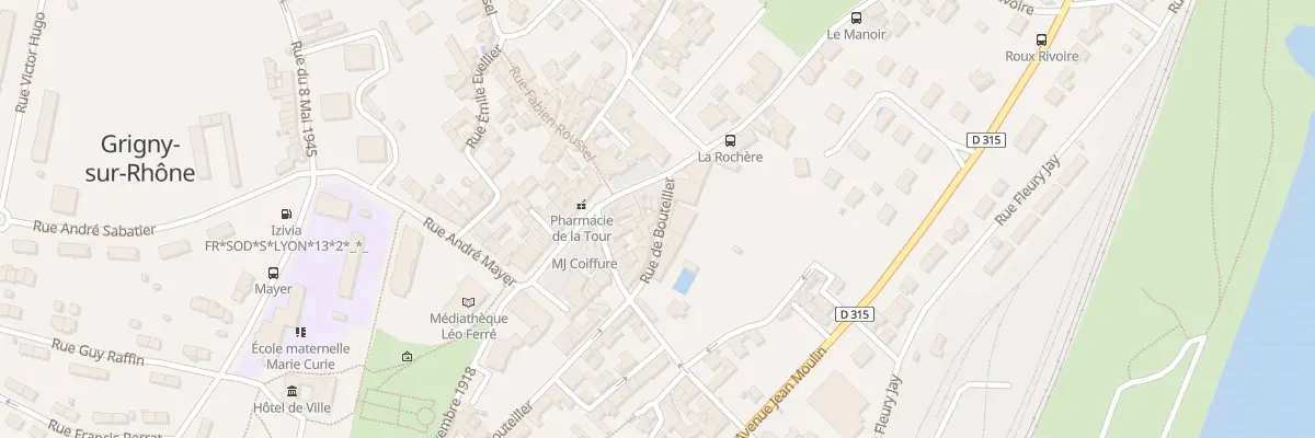 Plan du 2 Rue de Bouteiller à Grigny-sur-Rhône