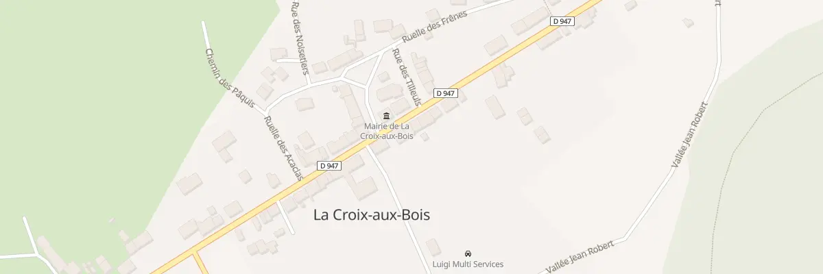 Plan du 20 Rue de la Foret à La Croix-aux-Bois
