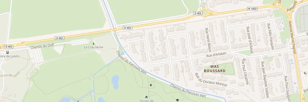 Plan du 3 Rue Théodore Aubanel à Saint-Martin-de-Crau