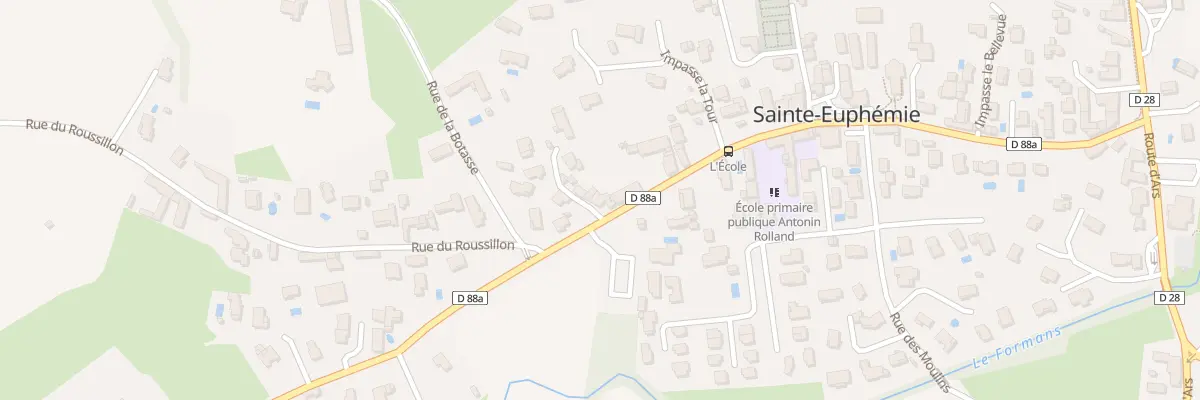 Plan du 10 Imp de la Botasse à Sainte-Euphémie