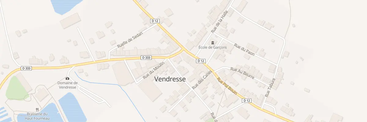 Plan du 5203 Le Village à Vendresse