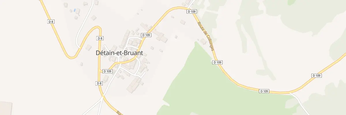 Plan du 8 Rte de Collonges à Détain-et-Bruant