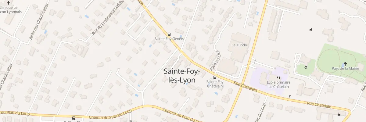 Plan du 61 Rue Chatelain à Sainte-Foy-lès-Lyon