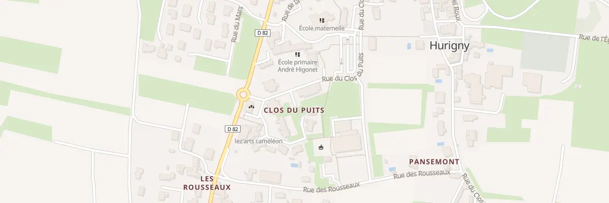 Plan du 50 Rue du Clos du Puits à Hurigny