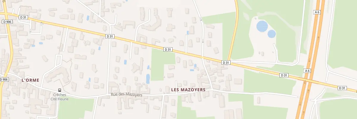 Plan du 484 Rte du Port d’Arciat à Crêches-sur-Saône