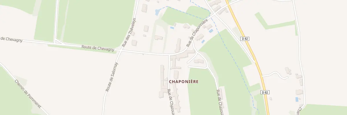 Plan du 534 Rue de Chazoux à Hurigny