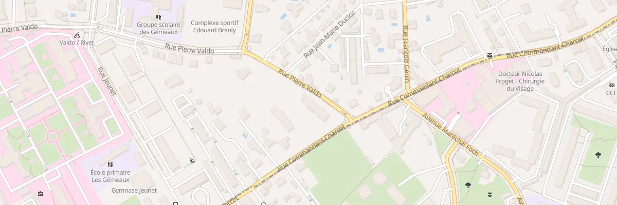 Plan du 1 Rue Pierre Valdo à Lyon 5e Arrondissement