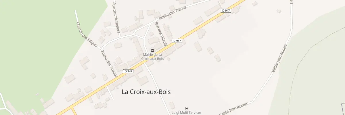 Plan du 24 Rue de la Foret à La Croix-aux-Bois
