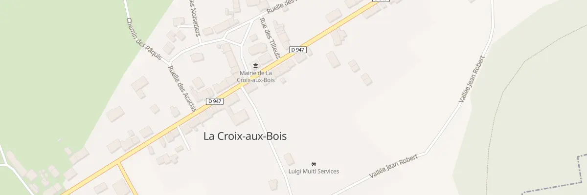 Plan du 22 Rue de la Foret à La Croix-aux-Bois