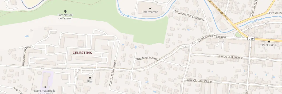 Plan du 8 Rue Jean Mermoz à Oullins-Pierre-Bénite