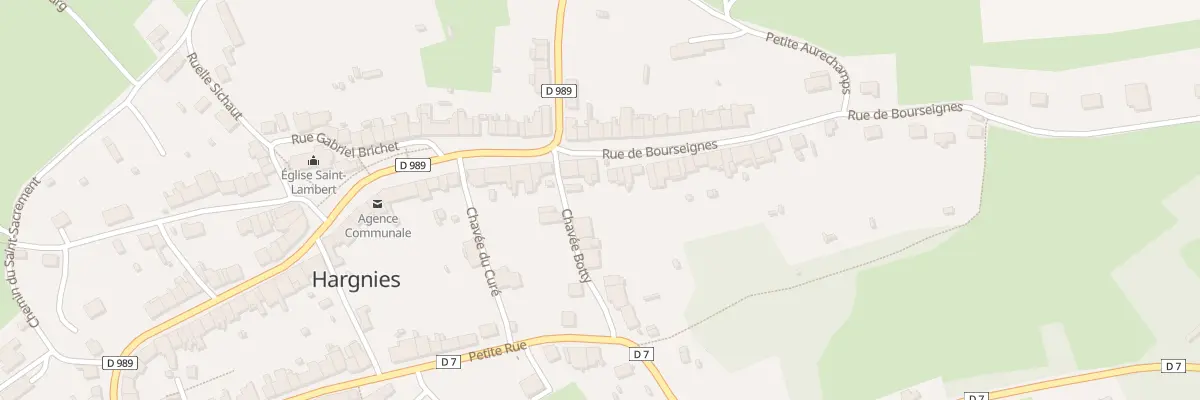 Plan du 4 Rue de Bourseignes à Hargnies