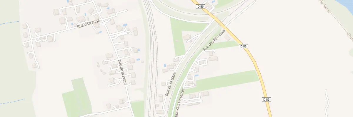 Plan du 5109 La Gare à Peyraud