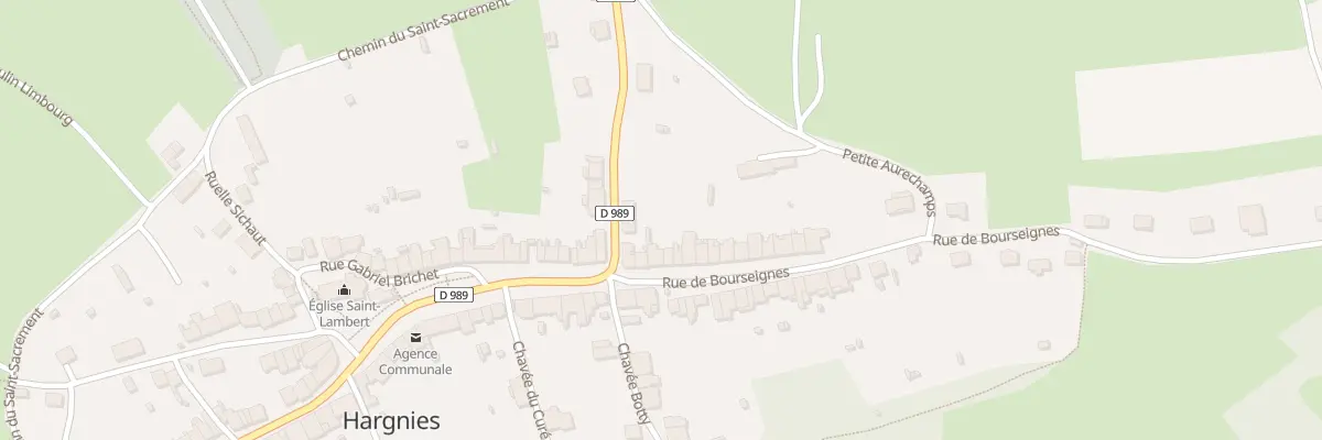 Plan du 5 Rue de Bourseignes à Hargnies