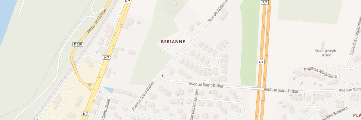 Plan du 5038 Berianne aux Tourrettes