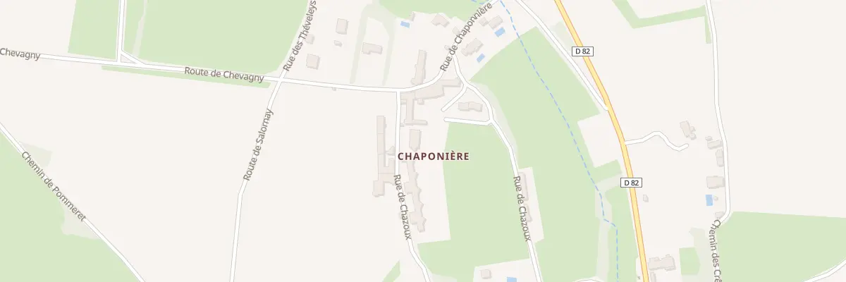 Plan du 504 Rue de Chazoux à Hurigny