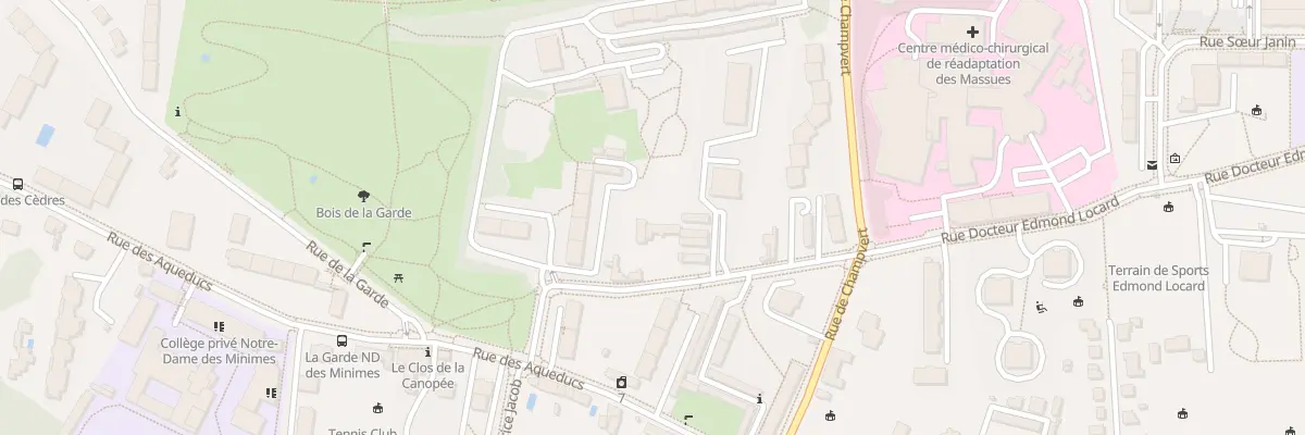 Plan du 114 Rue Docteur Edmond Locard à Lyon 5e Arrondissement