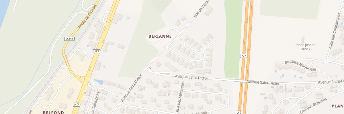 Plan du 5036 Berianne aux Tourrettes