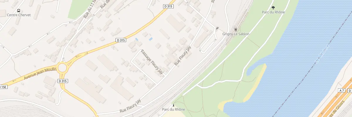 Plan du 84 Rue Fleury Jay à Grigny-sur-Rhône