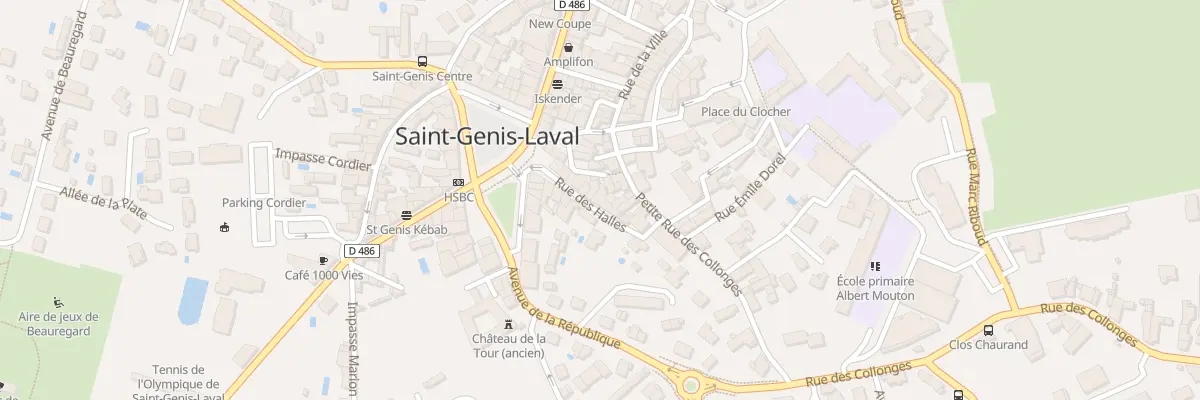 Plan du 21 Rue des Halles à Saint-Genis-Laval