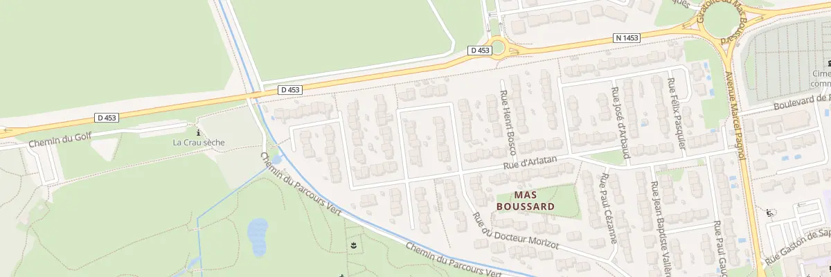 Plan du 7 Rue Charles Gounod à Saint-Martin-de-Crau