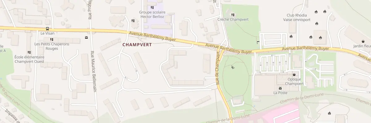 Plan du 48 Rue de Champvert à Lyon 5e Arrondissement