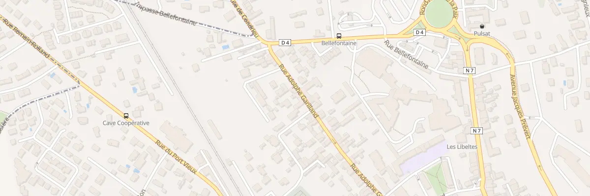 Plan du 68 Rue Adolphe Garilland au Péage-de-Roussillon