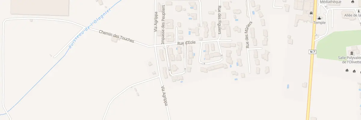 Plan du 4 Lot Clos Agrippa à Saulce-sur-Rhône