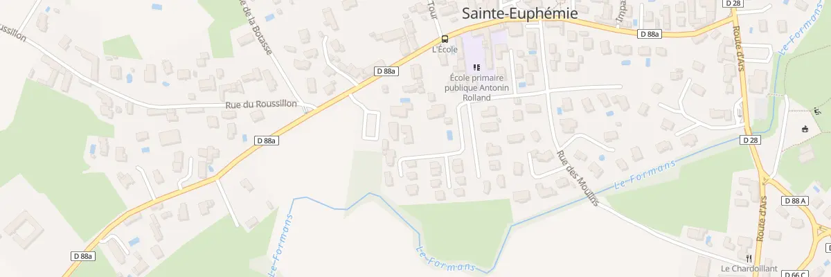 Plan du 80 Che de la Mouturière à Sainte-Euphémie