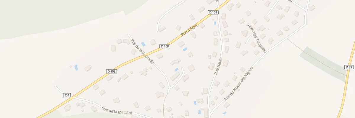 Plan du 925 Rue d’Agey à Sainte-Marie-sur-Ouche