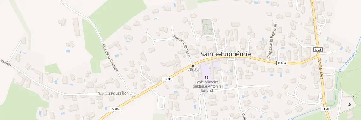 Plan du 390B Rue de la Mairie à Sainte-Euphémie