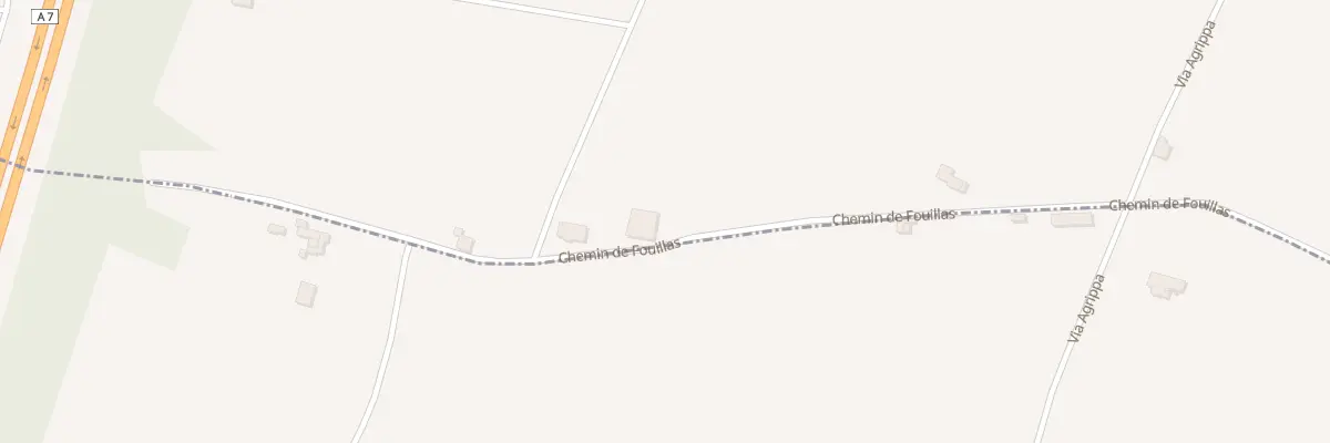 Plan du 1080 Che de Fouillas à Loriol-sur-Drôme