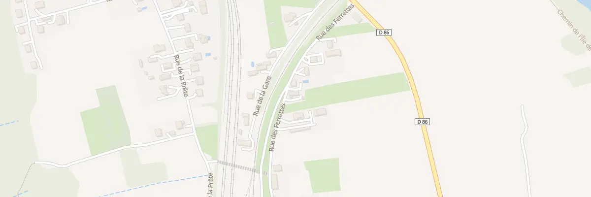 Plan du 9 Rue des Ferrettes à Peyraud