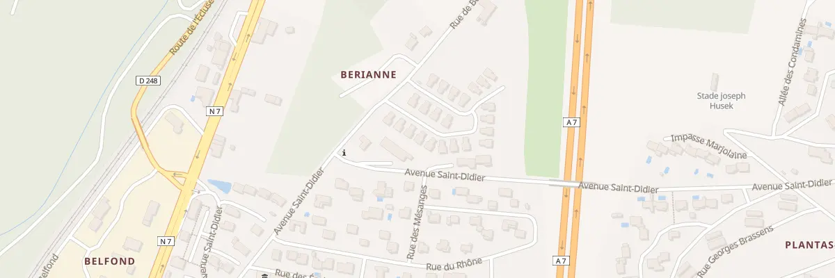 Plan du 5032 Berianne aux Tourrettes