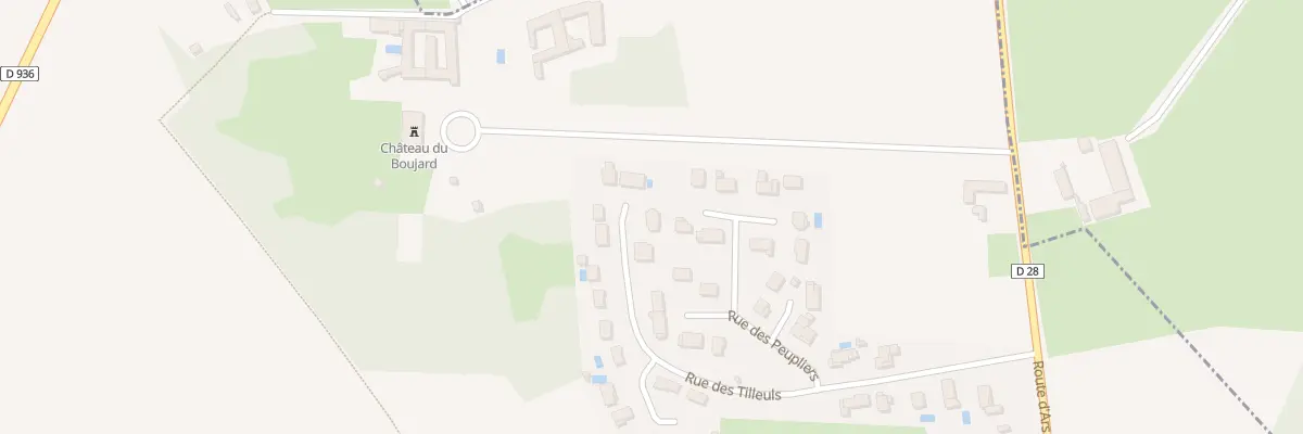 Plan du 1335 Rte d’Ars à Sainte-Euphémie
