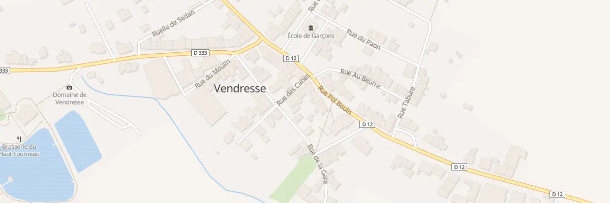 Plan du 5197 Le Village à Vendresse