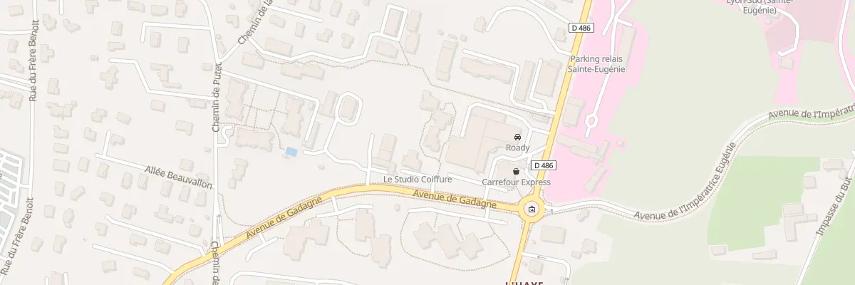 Plan du 12 Av de Gadagne à Saint-Genis-Laval