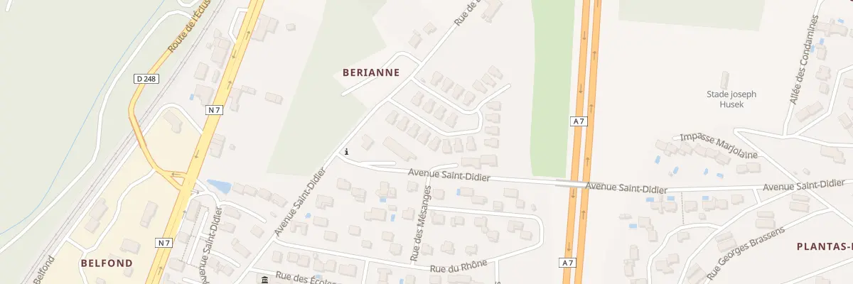 Plan du 5031 Berianne aux Tourrettes