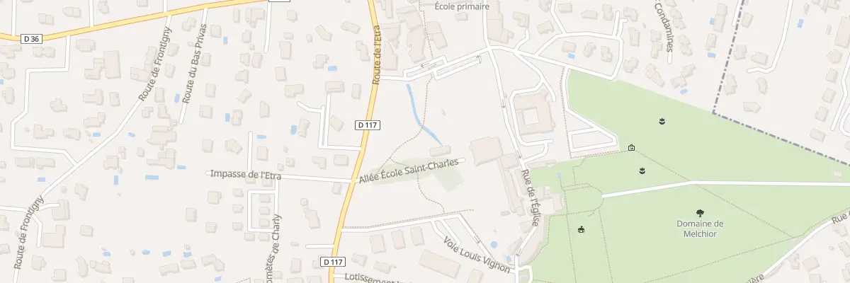 Plan du 225 Rte de l’Etra à Charly