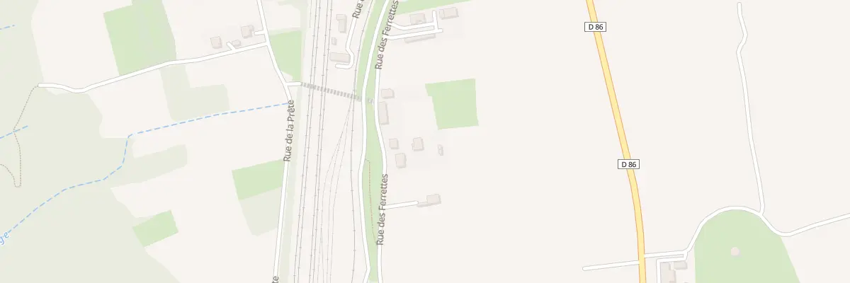 Plan du 5174 Les Ferrettes à Peyraud